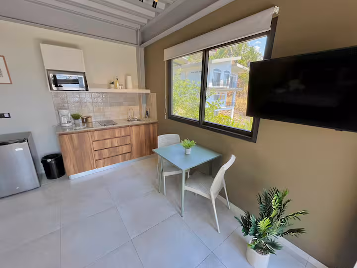 Estudio Cueva 2 — living y cocina integrados