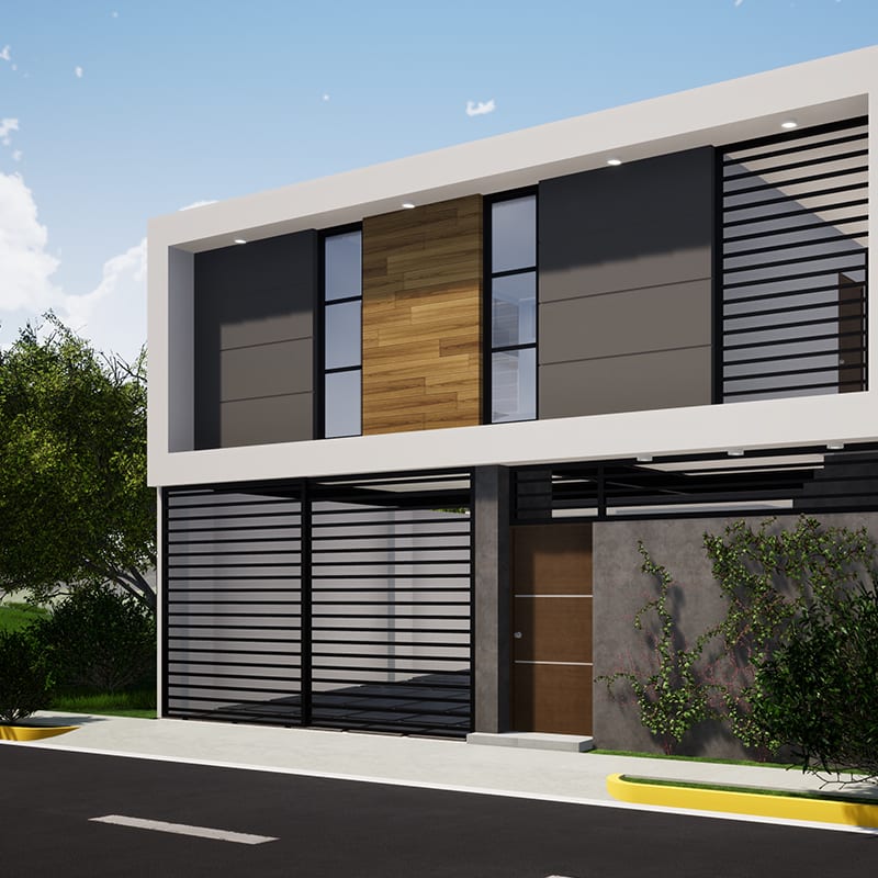 L17 Condado Santa Elena, proyecto residencial construido por RV Ingenieros en Nuevo Cuscatlán