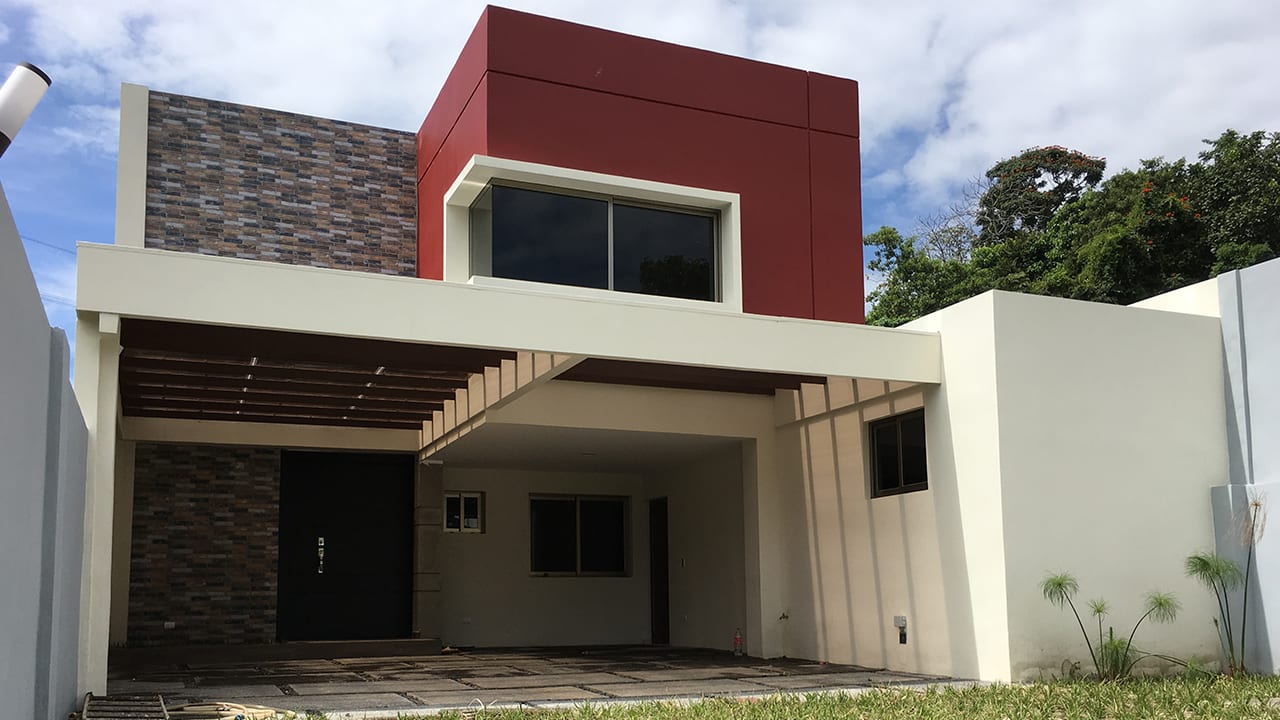 Proyecto P6 Condado Santa Elena construido por RV Ingenieros en Nuevo Cuscatlán