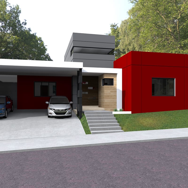 Residencial Los Sueños, proyecto residencial construido por RV Ingenieros en Nuevo Cuscatlán