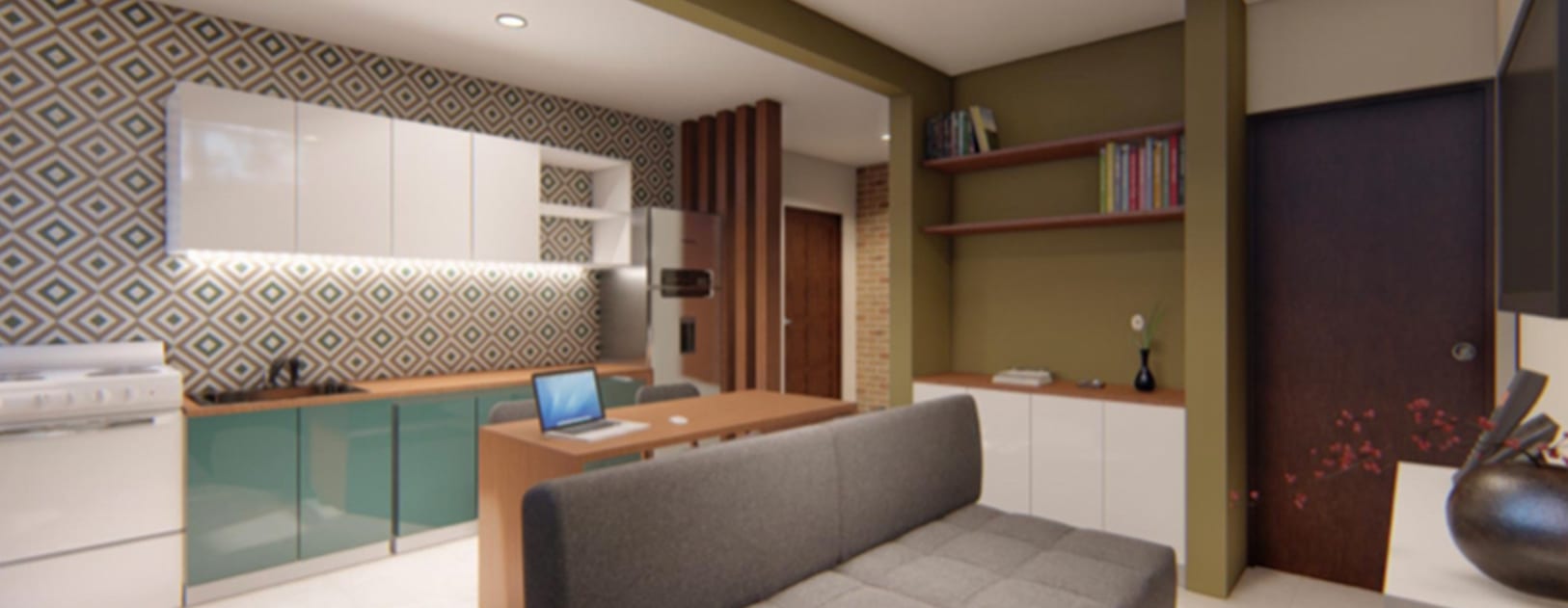 Apartamento Nuevo Cuscatlán, proyecto residencial construido por RV Ingenieros en La Libertad